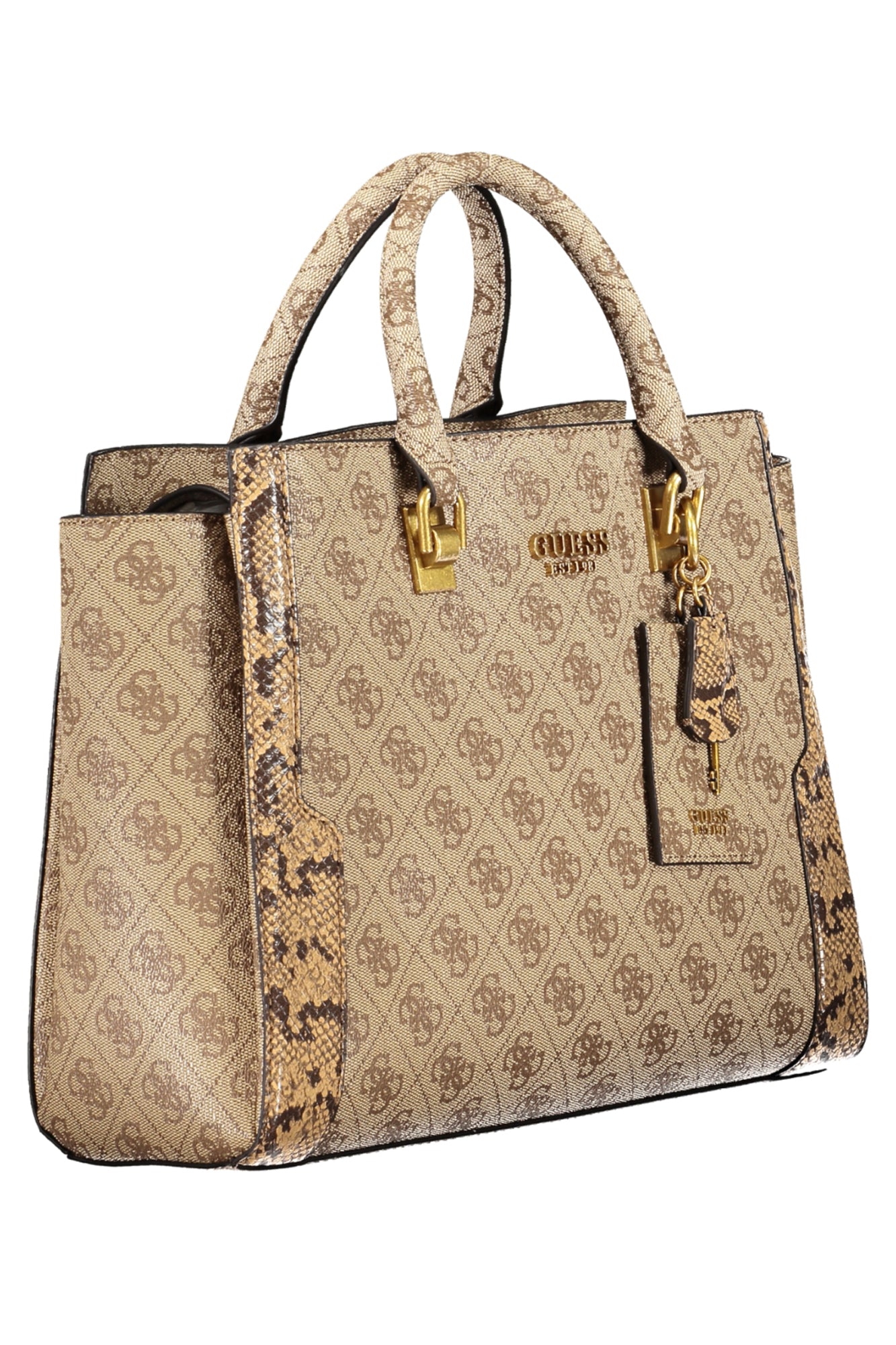 GUESS JEANS BEIGE WOMEN'S BAG-1