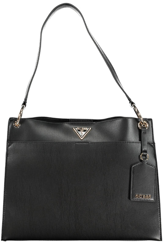 GUESS JEANS BLACK WOMEN'S BAG-0