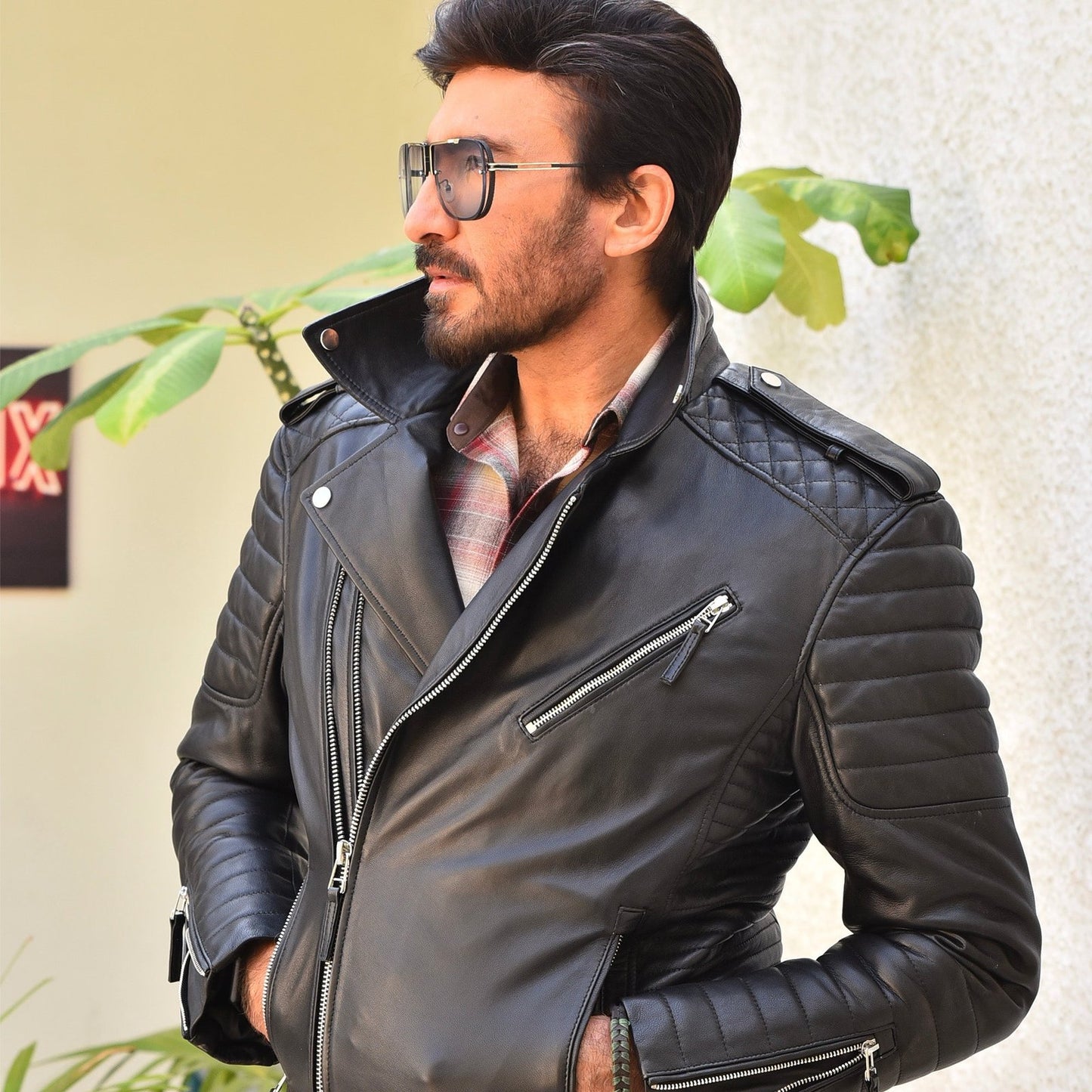 Perfecto Leather Jacket - Star Series-4