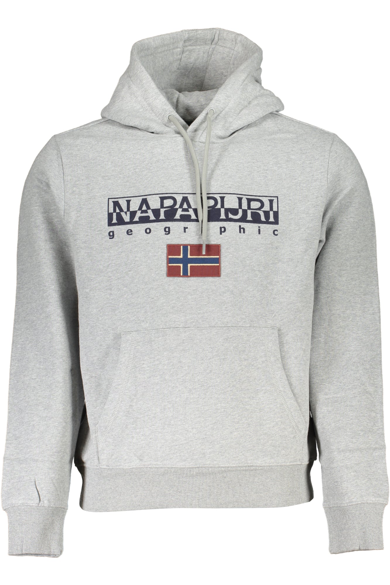 NAPAPIJRI MEN'S GRAY ZIPLESS SWEATSHIRT-0