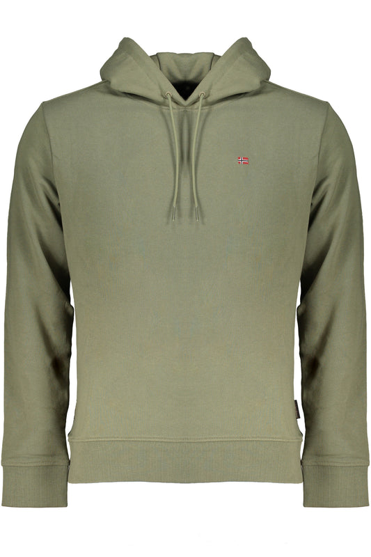 NAPAPIJRI GREEN MEN'S ZIPLESS SWEATSHIRT-0