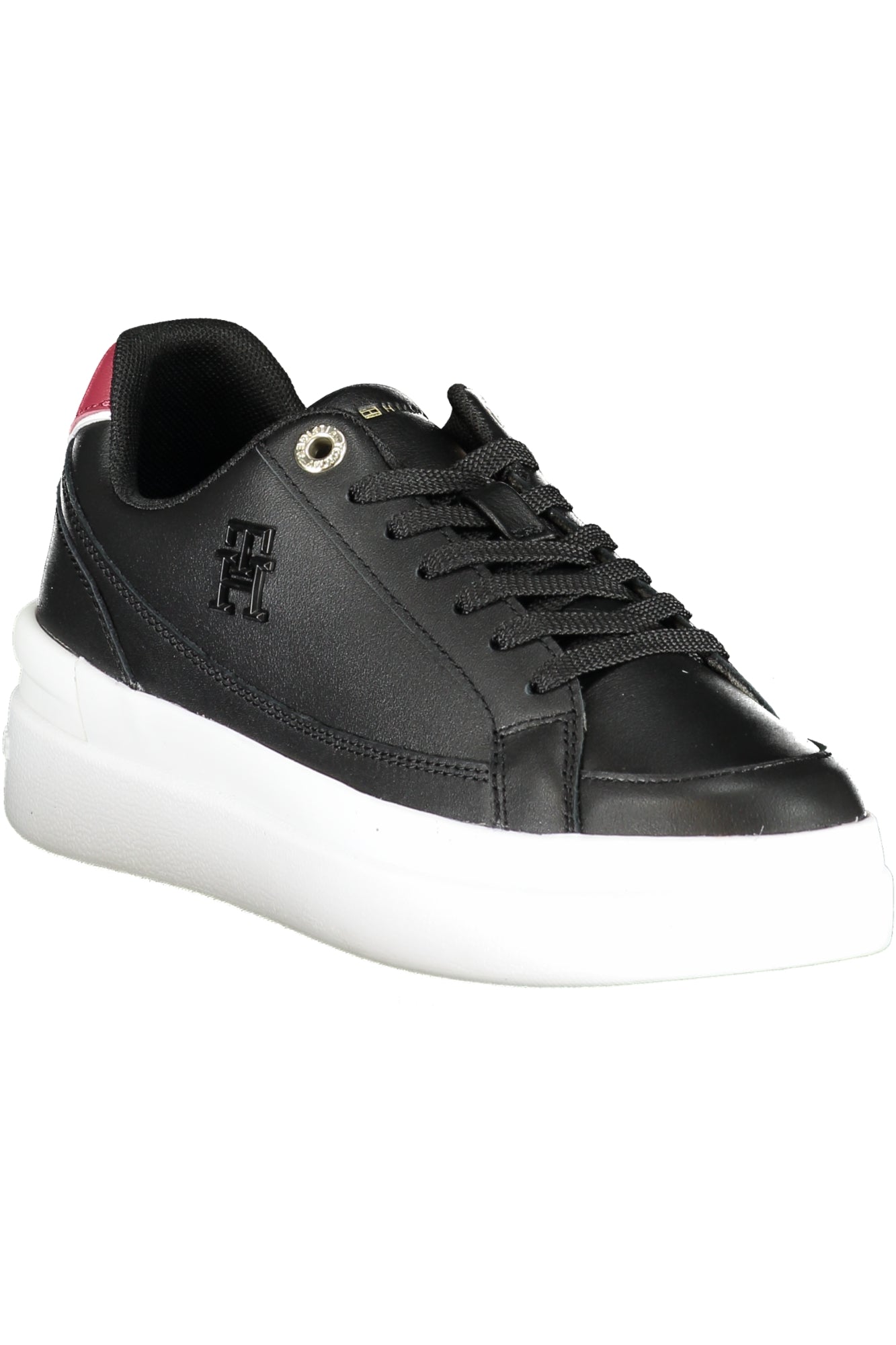 TOMMY HILFIGER BLACK WOMEN'S SPORTS SHOES-1