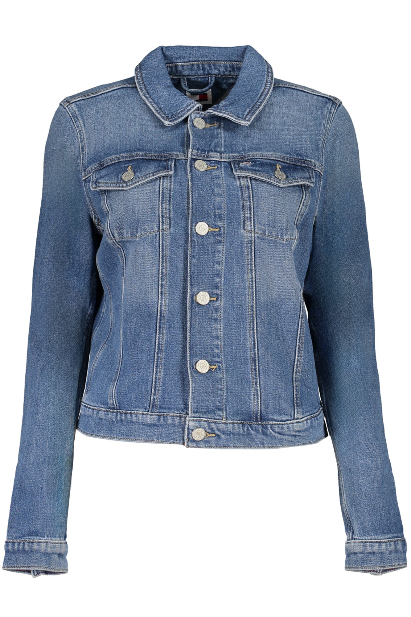 TOMMY HILFIGER WOMEN'S BLUE DENIM JACKET-0