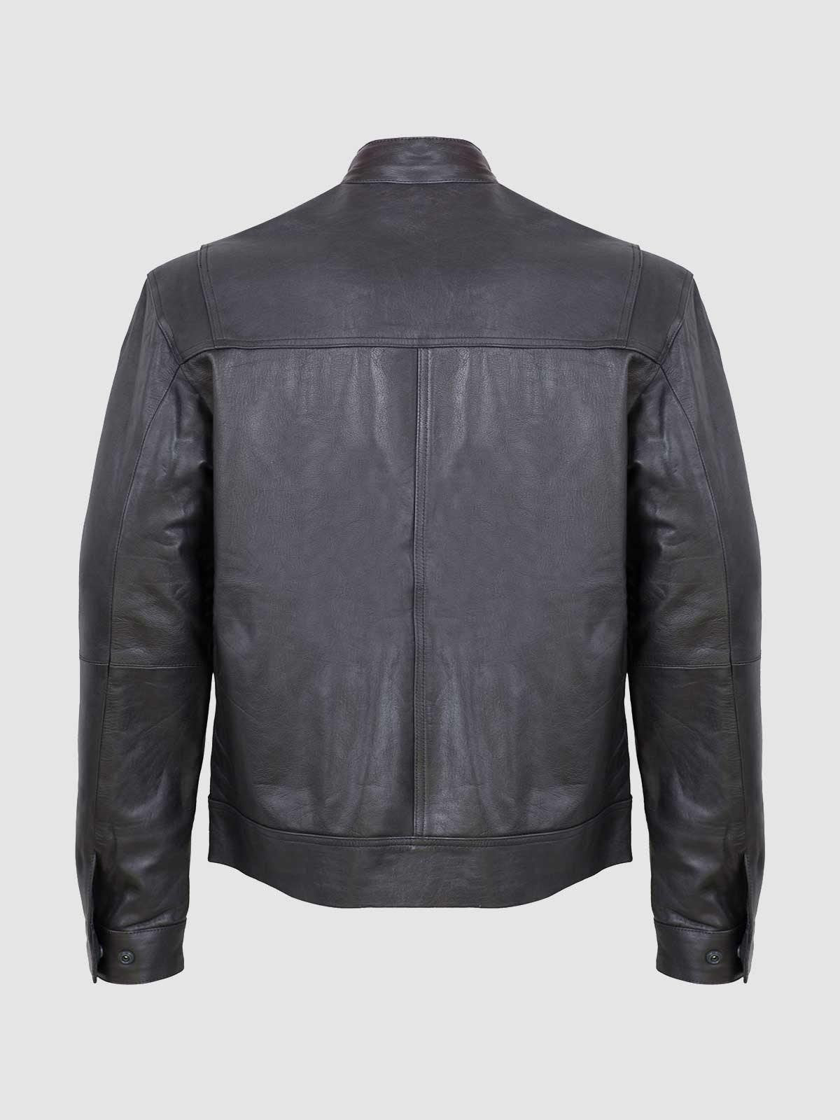 Men's Trendy Leather Jacket-2